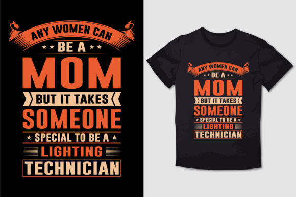 ANY WOMEN CAN BE A MOM TYPOGRAPHY SHIRT Graphics and T-Shirt Designs Review