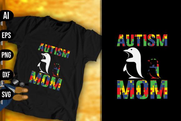 Autism Penguin Mom Graphics & Print Templates Review