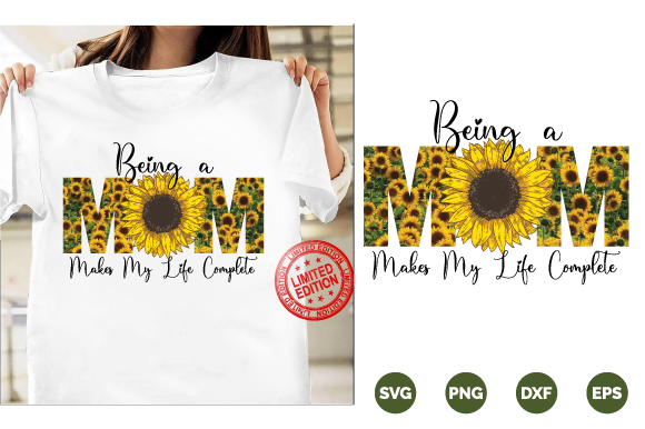 Being a Mom Graphics for Print Templates