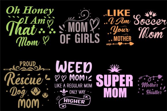 Mom T-Shirt Bundle Design Review