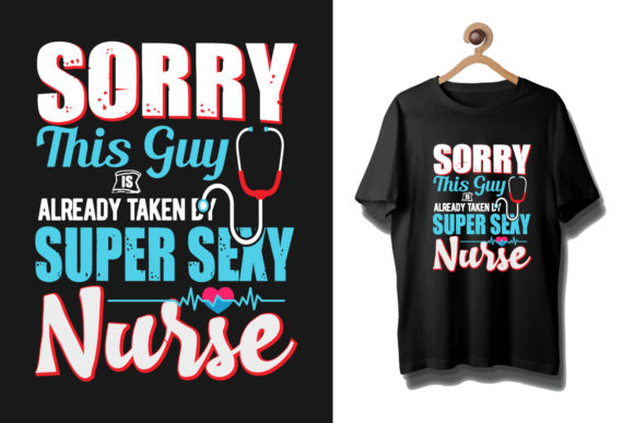 Nurse Typographic T Shirt Design Vector Graphics and T-Shirt Designs