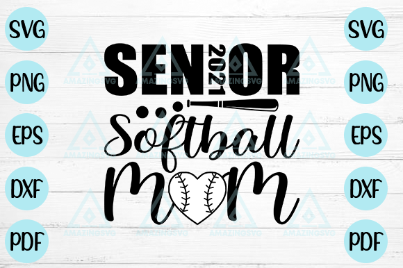 Senior 2021 Softball Mom Graphics and Illustrations Review