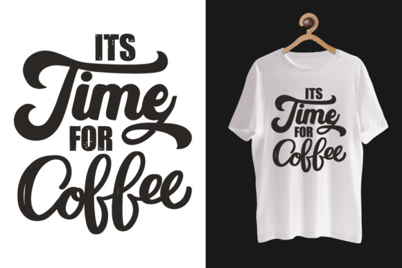 Typography Coffee T-shirt Graphics and T-Shirt Designs Review